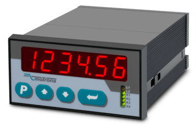 Motrona ZA340: 6-digit double/difference counter with analogue output
